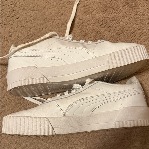 Puma White Women's Sneakers soft foam insert - Picture 2 of 7